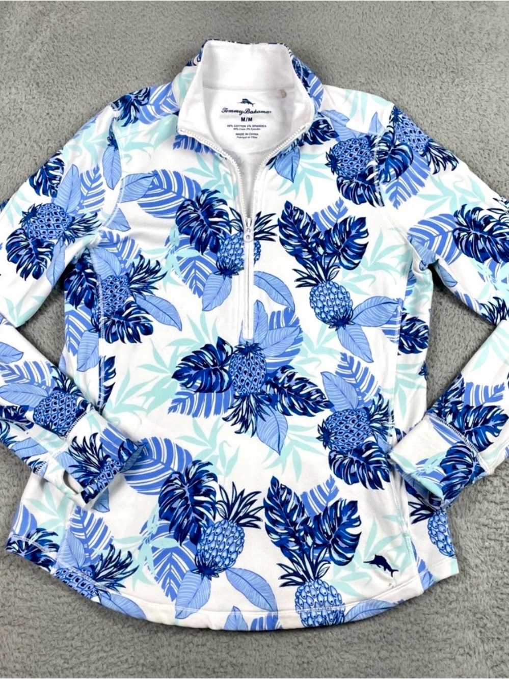 Tommy Bahama quarter zip top